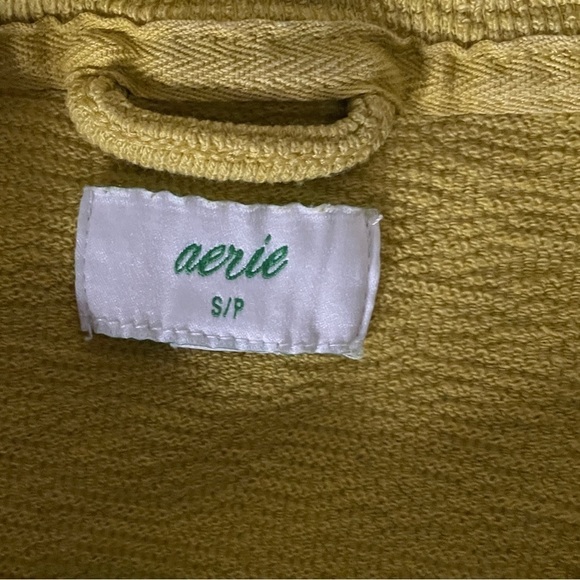 Aerie lime green comfy lounge sweater long sleeve size small - Picture 4 of 5